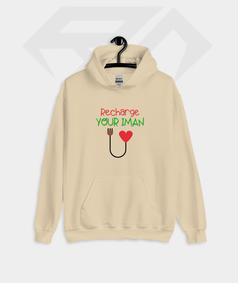 Recharge Your Iman Premium Cotton Fleece Hoodie
