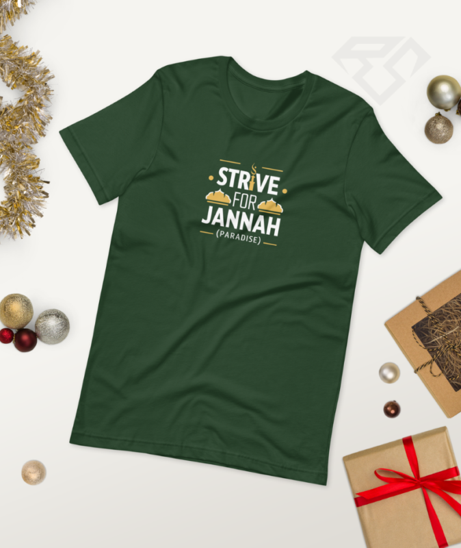 Strive For Jannah Premium Cotton Half Sleeve T-Shirt