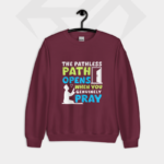 Pathless Path Opens When You Genuinely Pray Cotton Fleece Sweatshirt