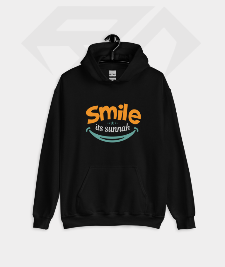 Smile Its Sunnah Premium Cotton Fleece Hoodie