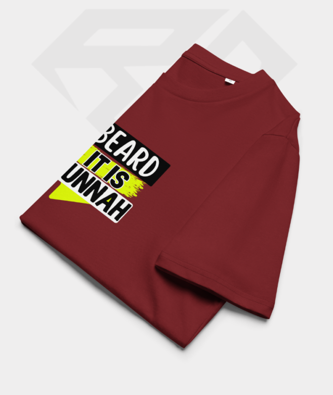 Beard Is Sunnah Premium Cotton Half Sleeve T-Shirt